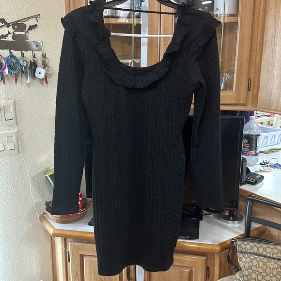 19 Cooper Black Sweater Dress - Picture 4 of 8